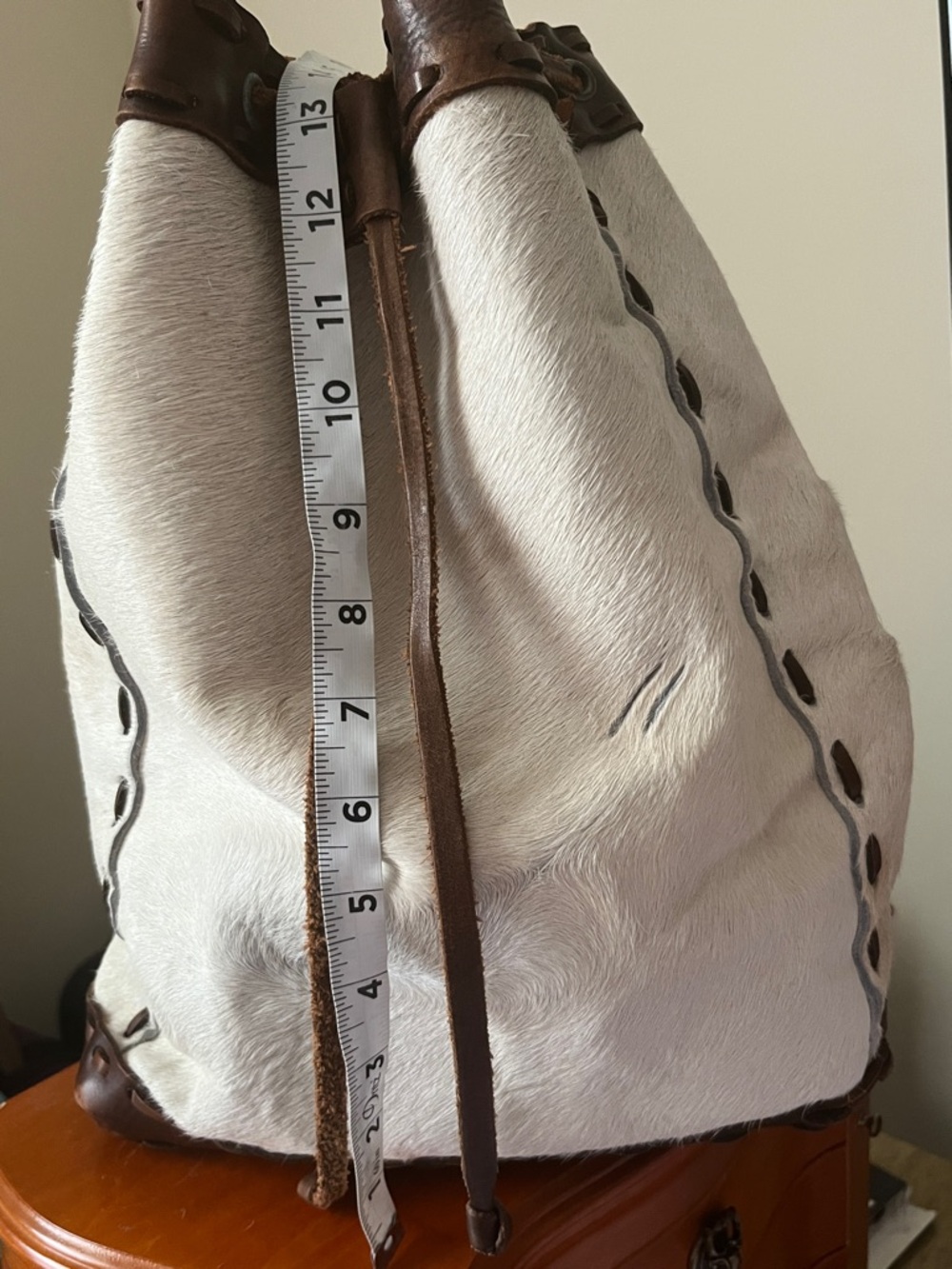 👜 Leather Cowhide Backpack – Vintage Style - Picture 13 of 17